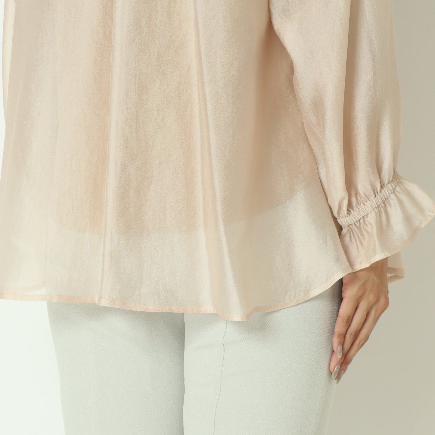 シアーボウタイブラウス  531409