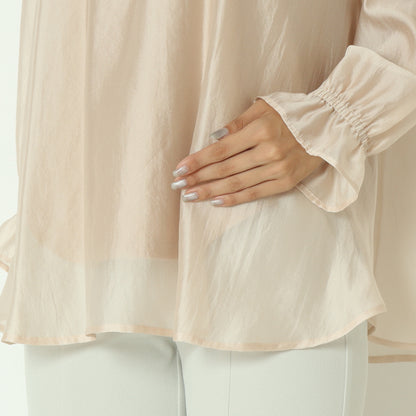 シアーボウタイブラウス  531409