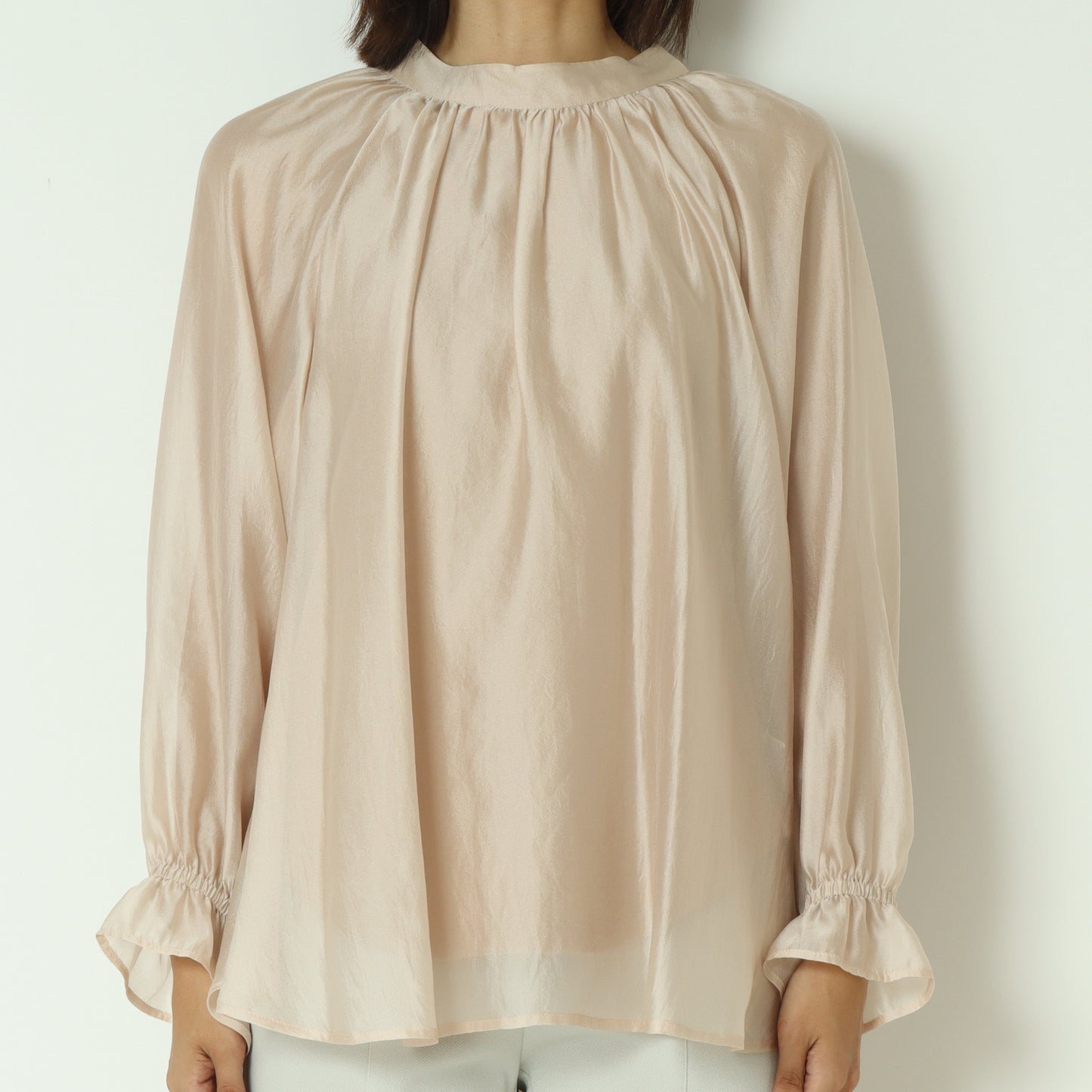 シアーボウタイブラウス  531409