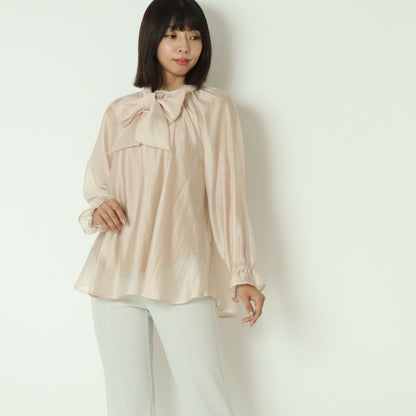シアーボウタイブラウス  531409