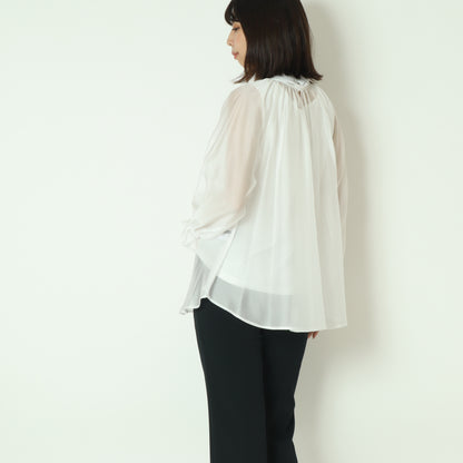 シアーボウタイブラウス  531409