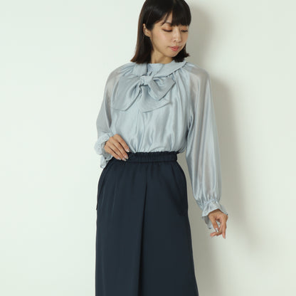 シアーボウタイブラウス  531409