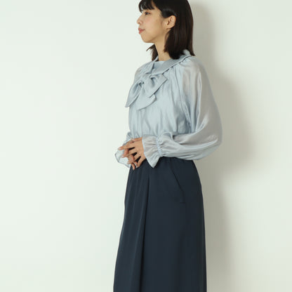 シアーボウタイブラウス  531409