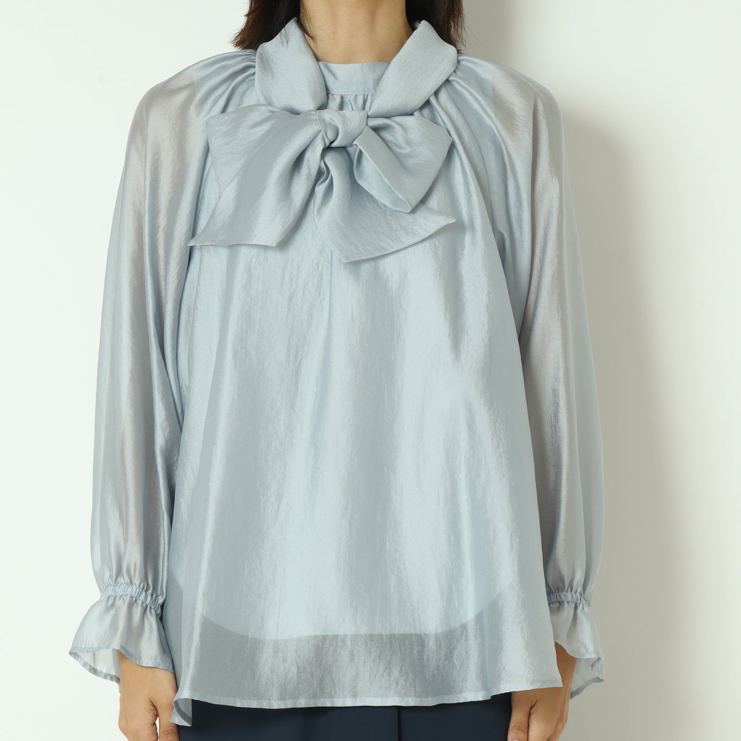 シアーボウタイブラウス  531409