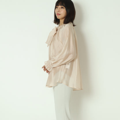 シアーボウタイブラウス  531409