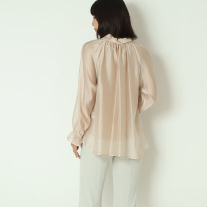 シアーボウタイブラウス  531409