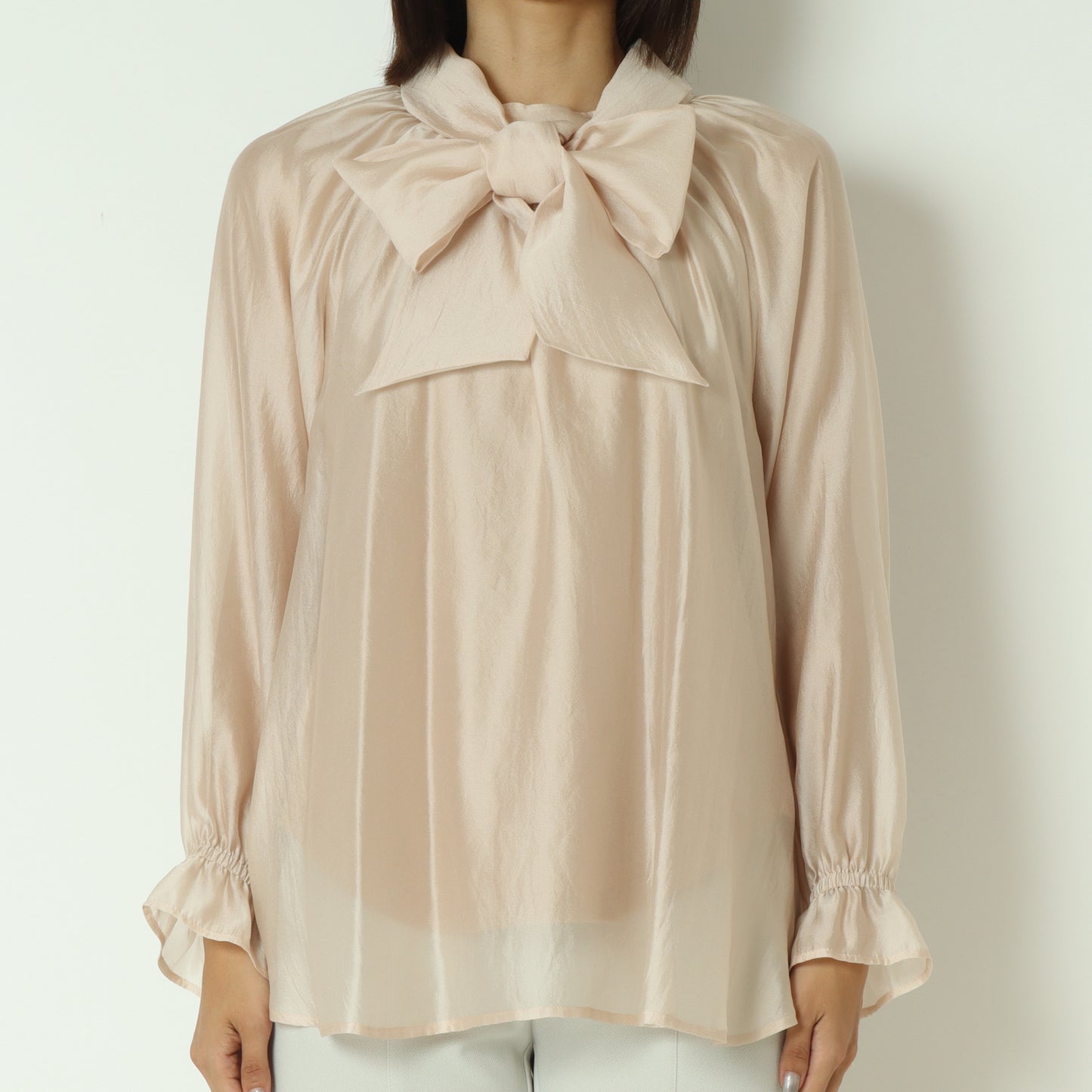 シアーボウタイブラウス  531409