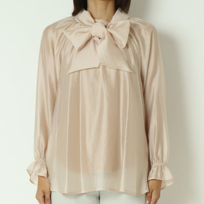 シアーボウタイブラウス  531409