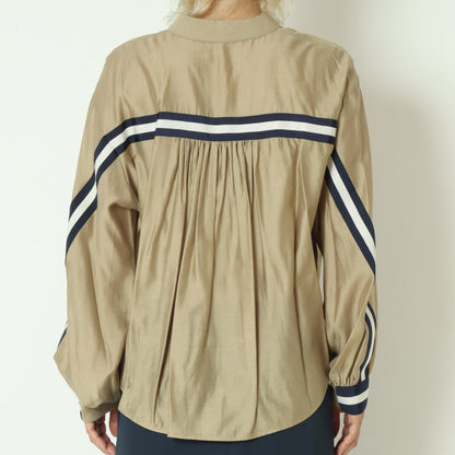 ドロストラインレーヨンブラウス  531421