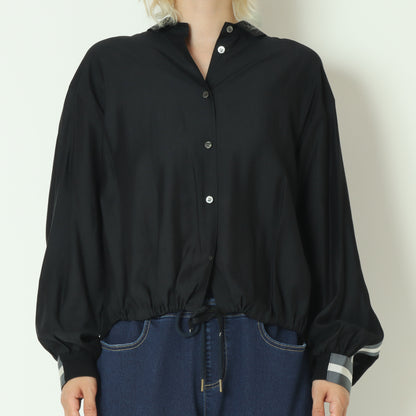 ドロストラインレーヨンブラウス  531421