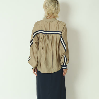 ドロストラインレーヨンブラウス  531421