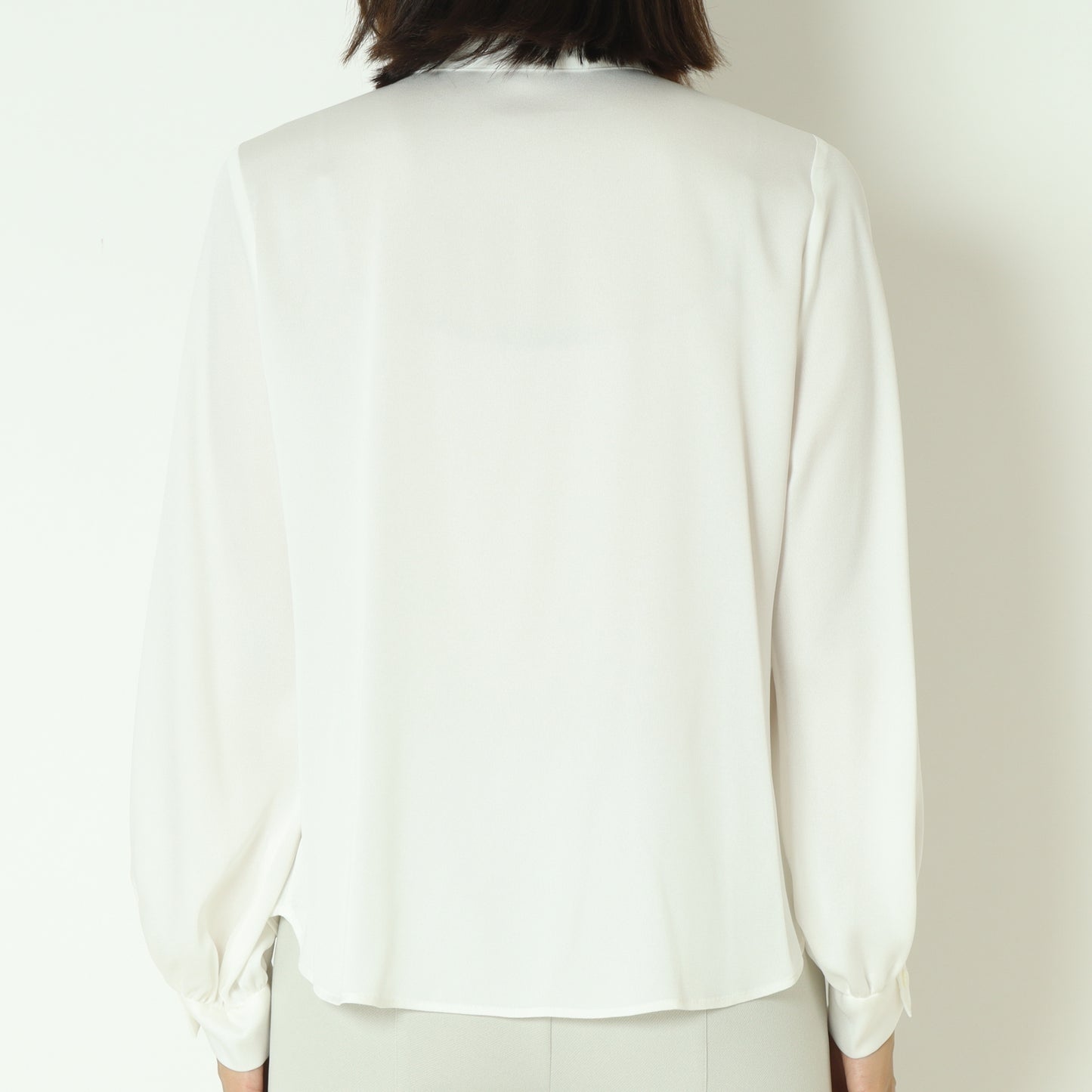 バイカラーフリルラインブラウス  531436