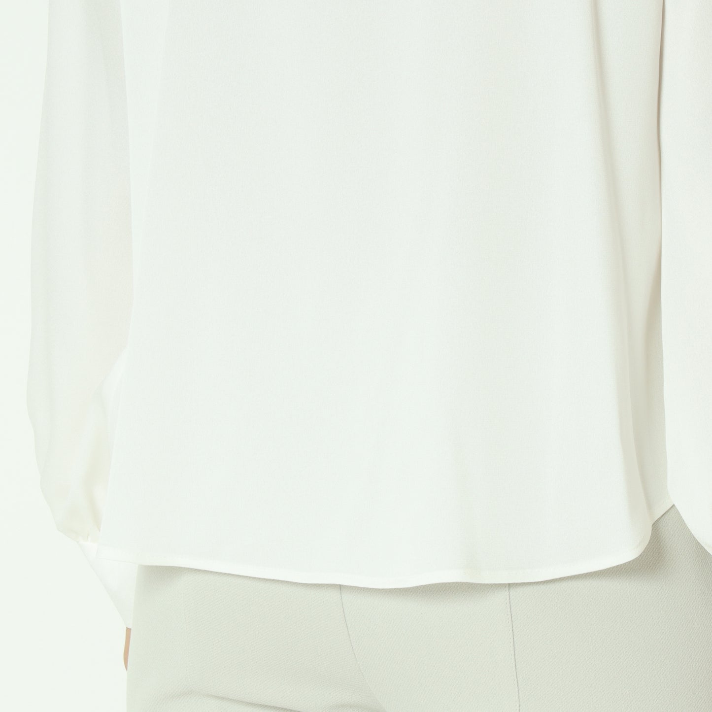 バイカラーフリルラインブラウス  531436