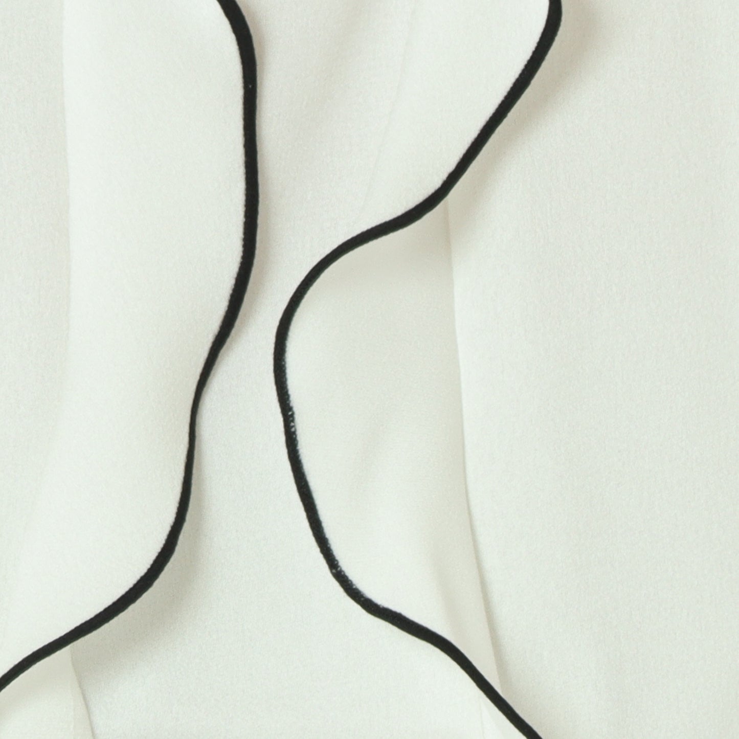 バイカラーフリルラインブラウス  531436