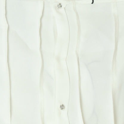 バイカラーフリルラインブラウス  531436