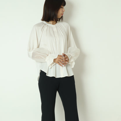 切り替えシアースリーブブラウス  531437