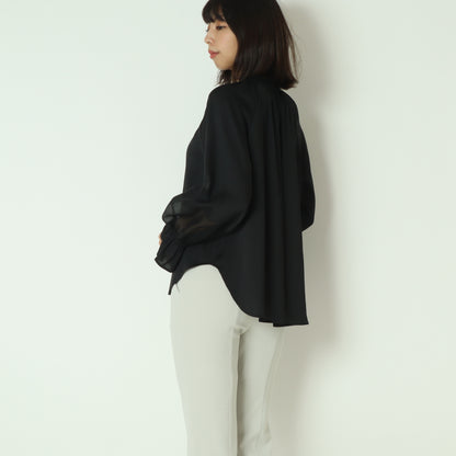 切り替えシアースリーブブラウス  531437