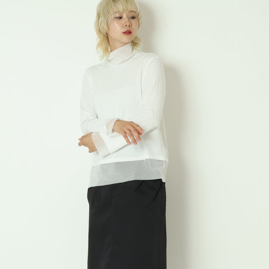 シアードッキングハイネックカットソー  533904