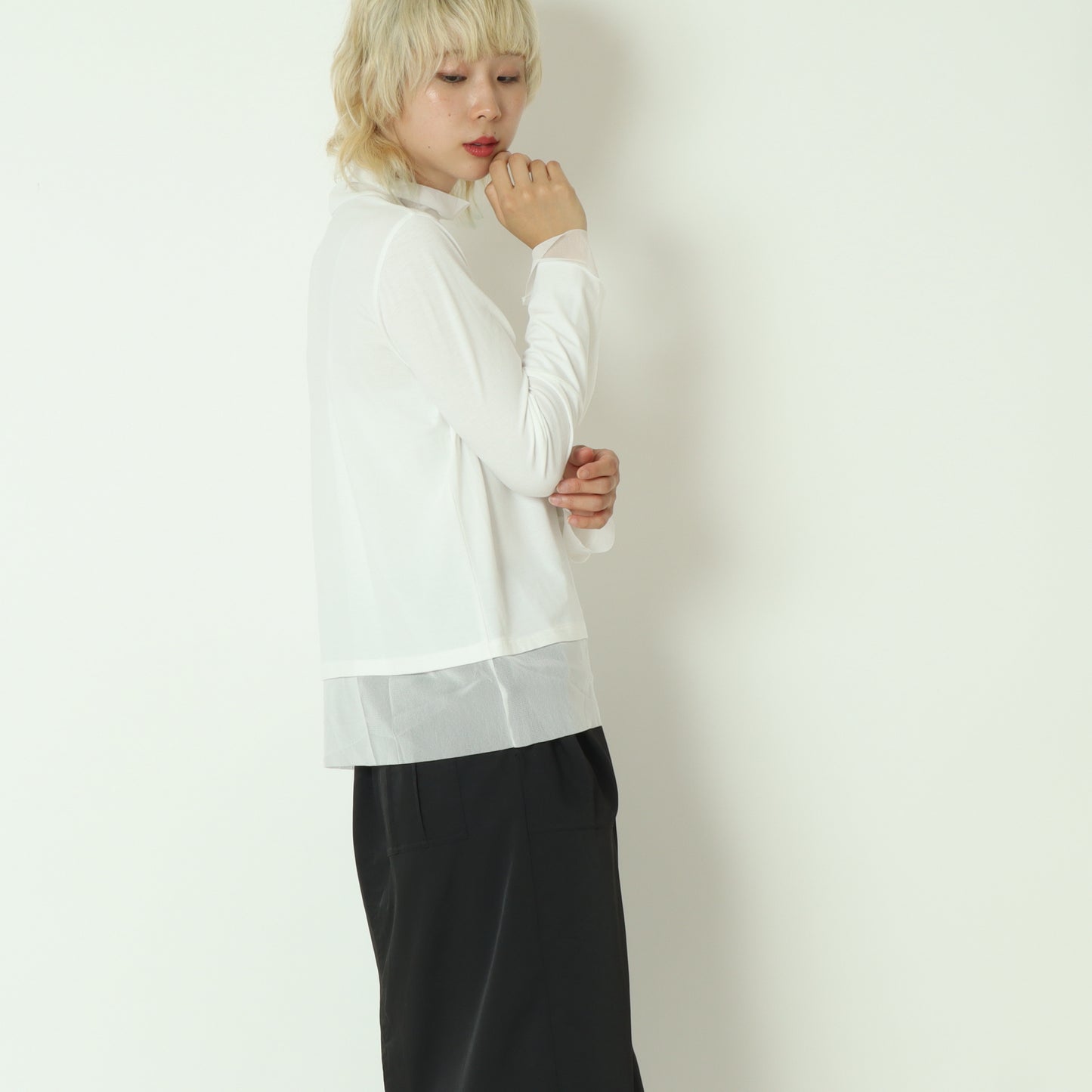 シアードッキングハイネックカットソー  533904