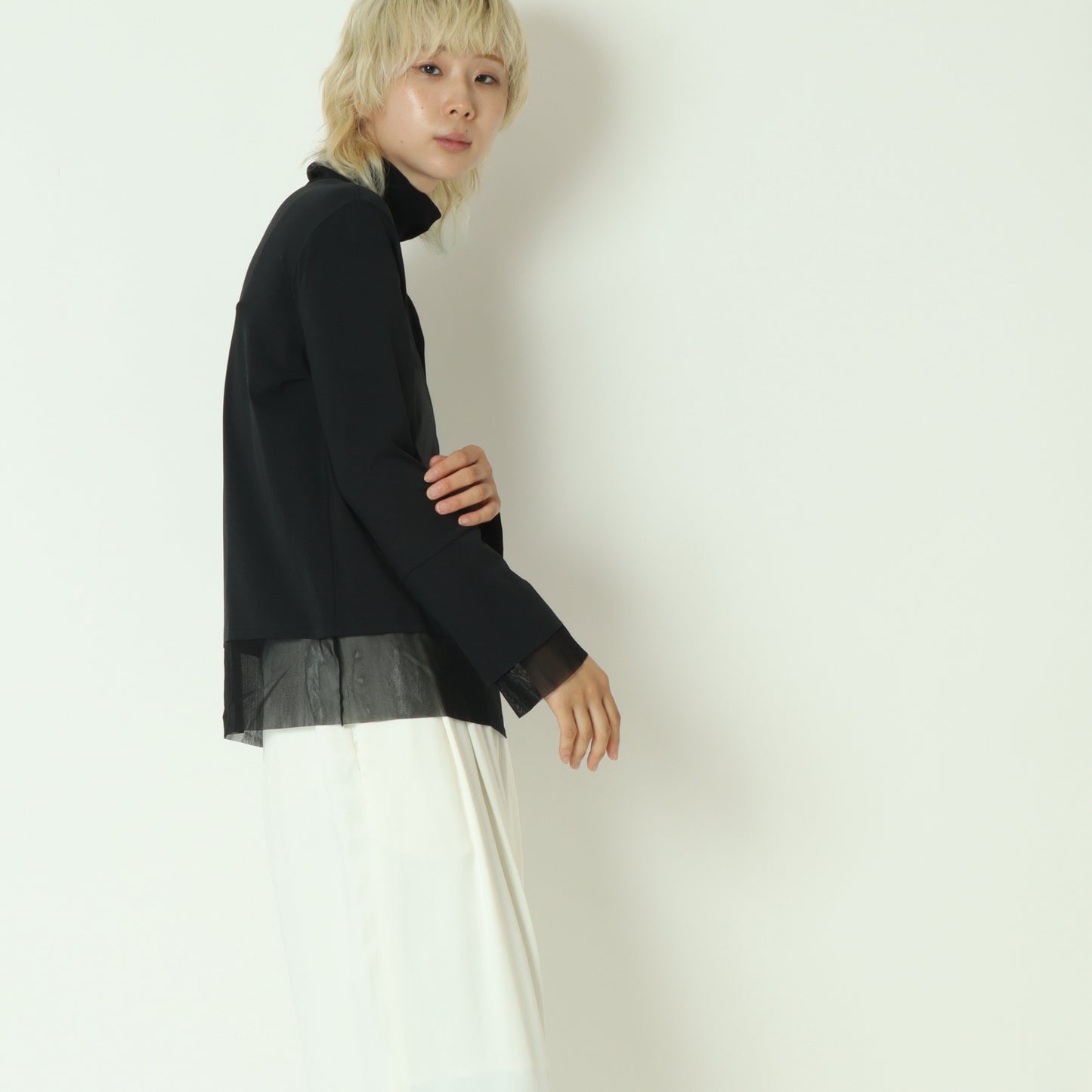 シアードッキングハイネックカットソー  533904