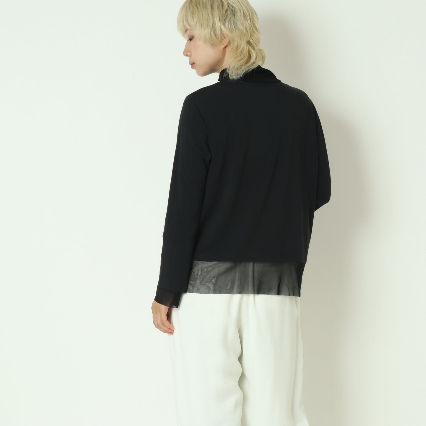 シアードッキングハイネックカットソー  533904