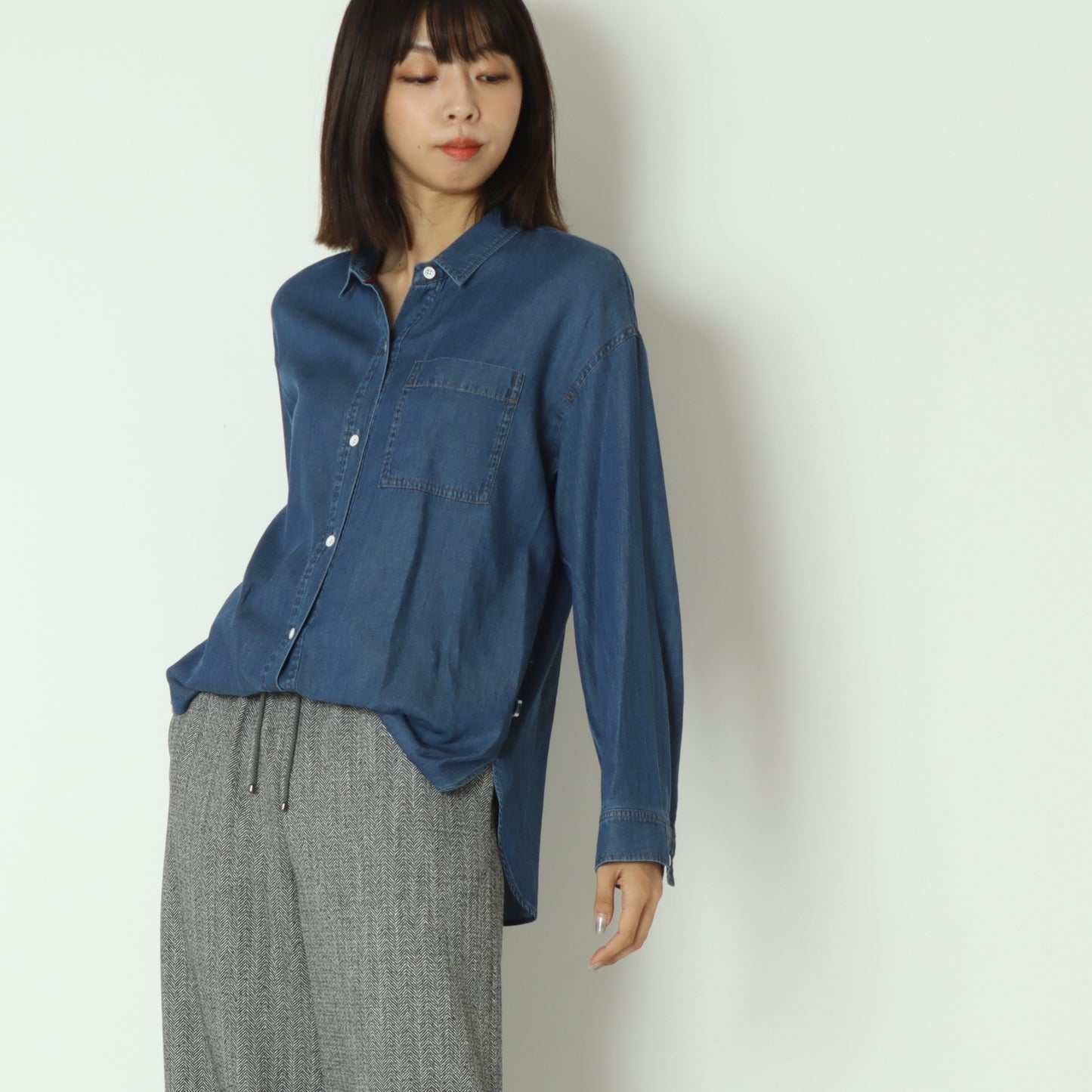 セルロースシャツブラウス  531455