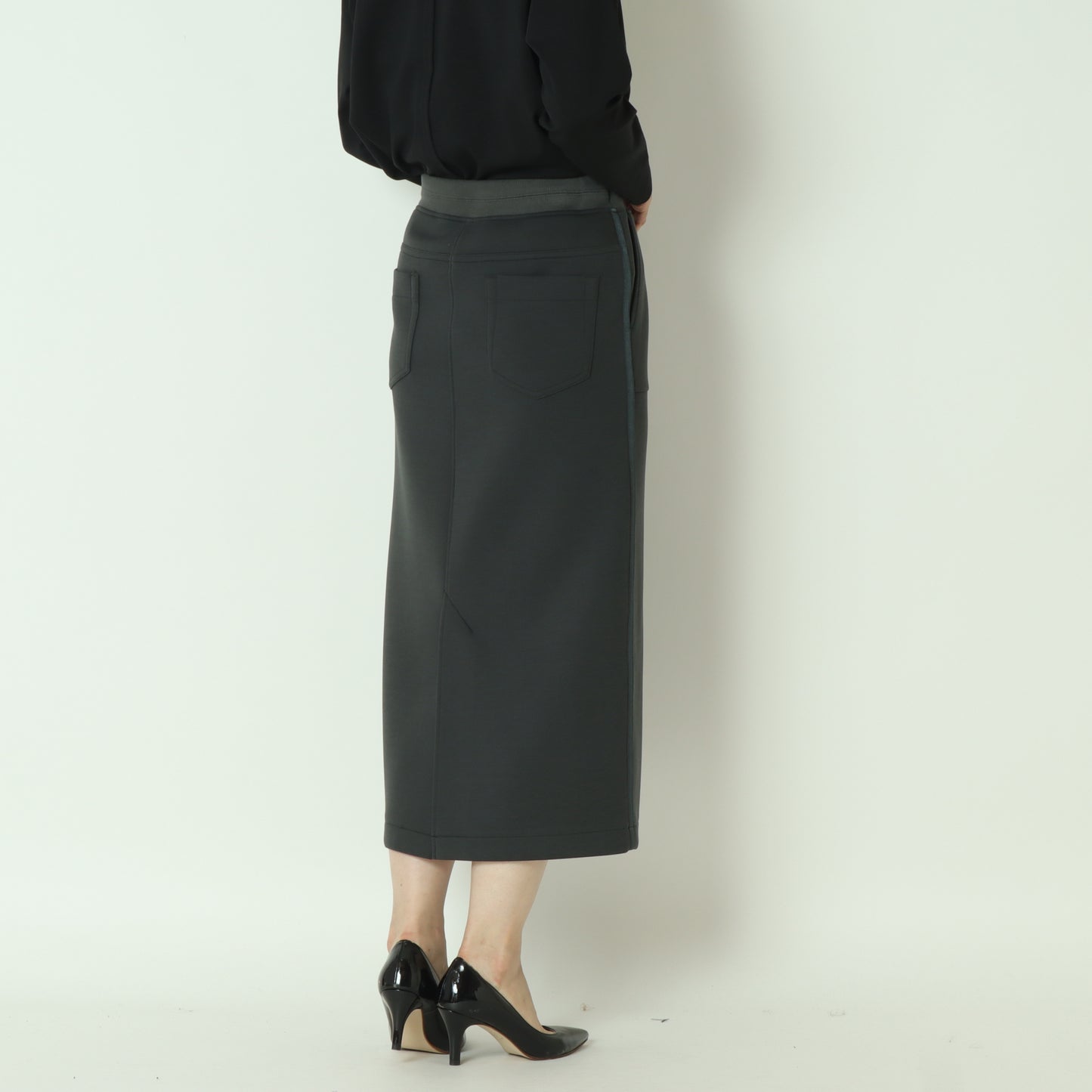 バックスリットロングスカート  531625