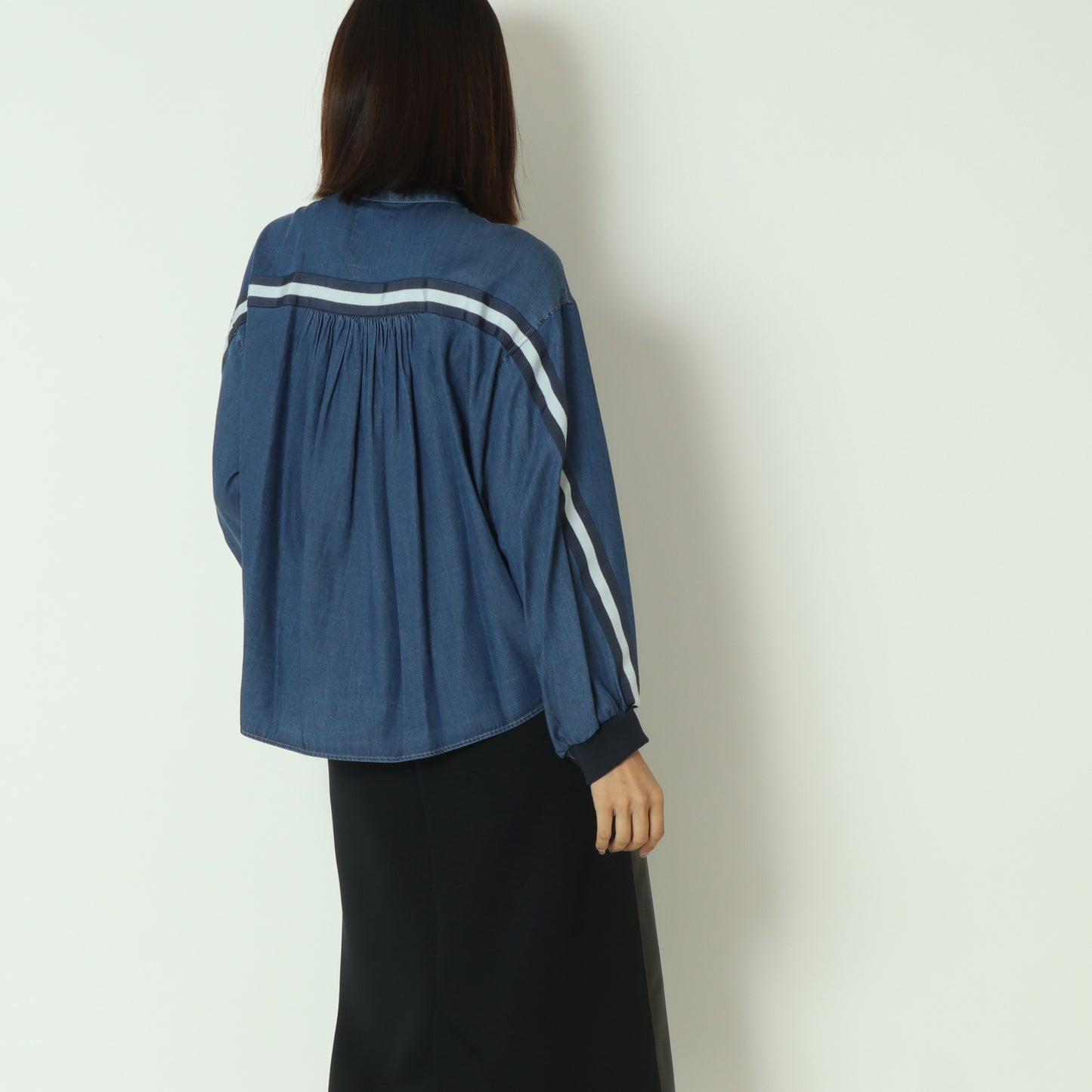 バックラインテンセルデニムシャツ  531424