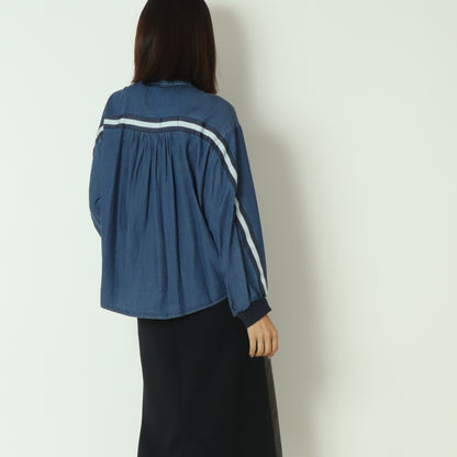バックラインテンセルデニムシャツ  531424
