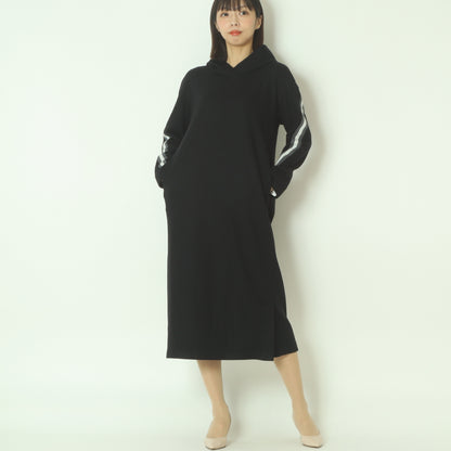 ラインデザインウールワンピース  531119