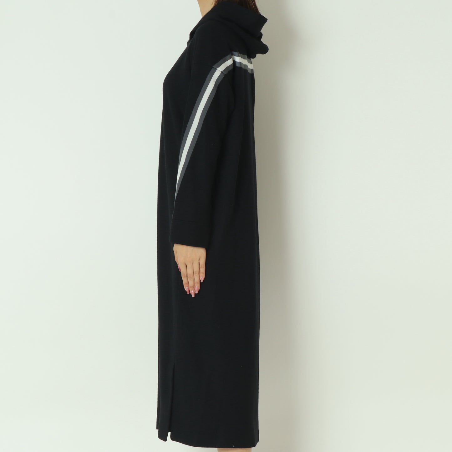 ラインデザインウールワンピース  531119