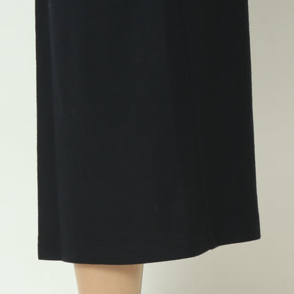 ラインデザインウールワンピース  531119