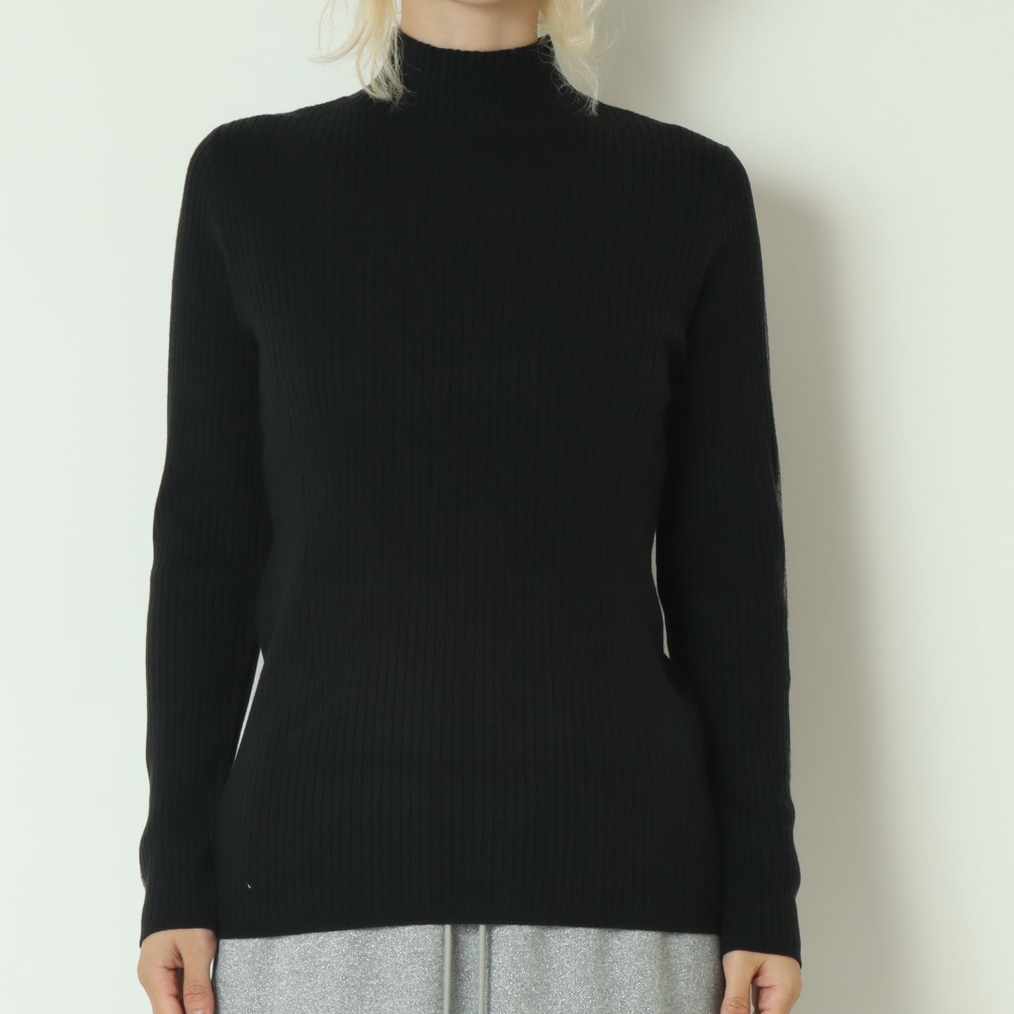 ラメライン入りリブニット  531913