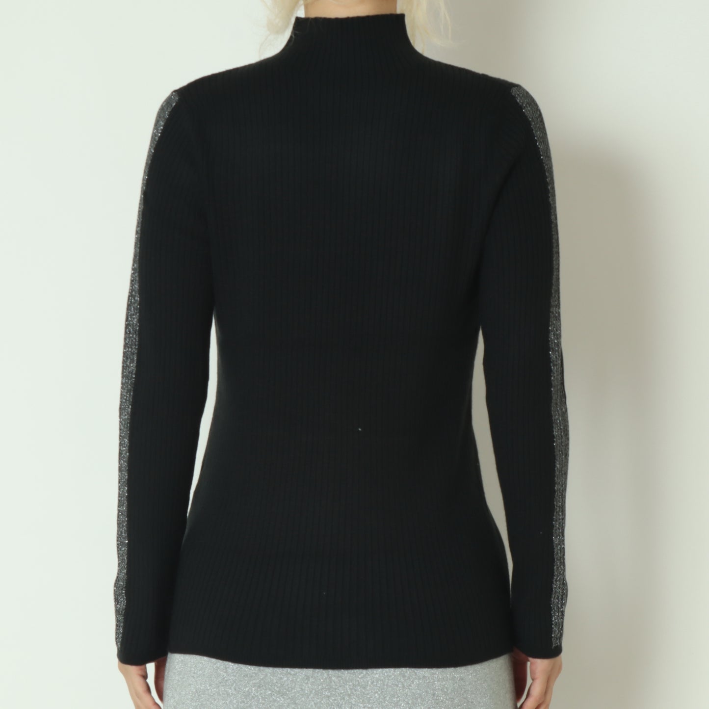 ラメライン入りリブニット  531913