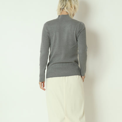 ラメライン入りリブニット  531913