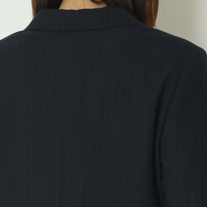 ストライプライニングテーラードダブルジャケット531471