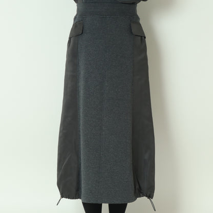 異素材ドッキングスウェットスカート  531667