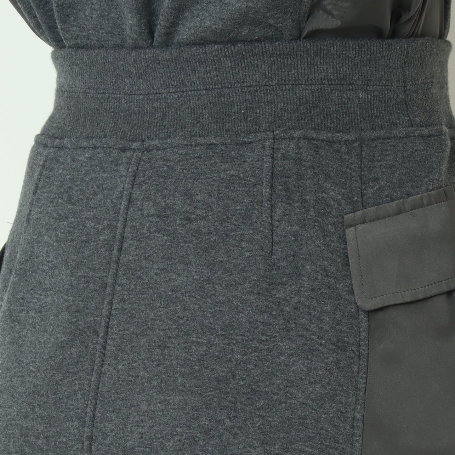 異素材ドッキングスウェットスカート  531667