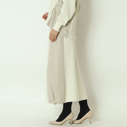 異素材ドッキングスウェットスカート  531667