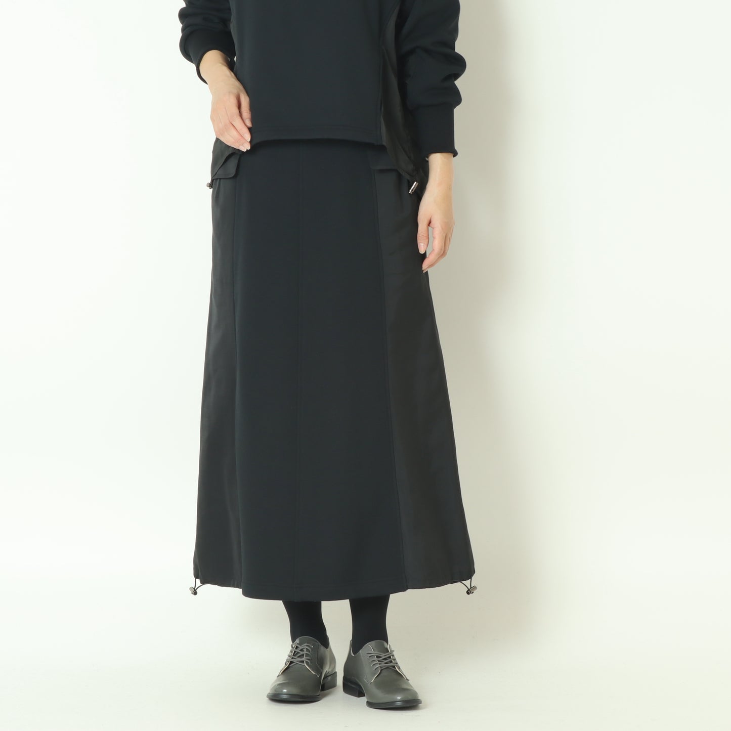 異素材ドッキングスウェットスカート  531667