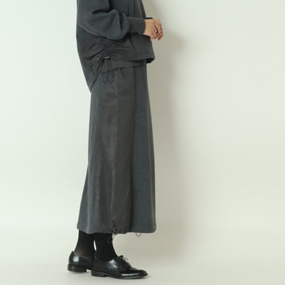 異素材ドッキングスウェットスカート  531667