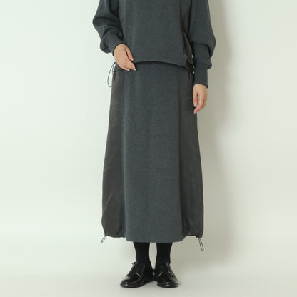 異素材ドッキングスウェットスカート  531667