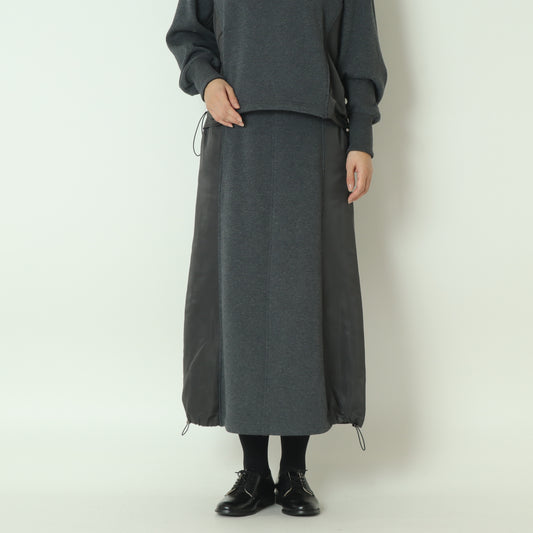 異素材ドッキングスウェットスカート  531667