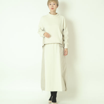 異素材ドッキングスウェットスカート  531667