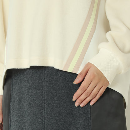 ライン入りハイネックプルオーバー  531963