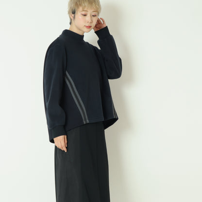 ライン入りハイネックプルオーバー  531963