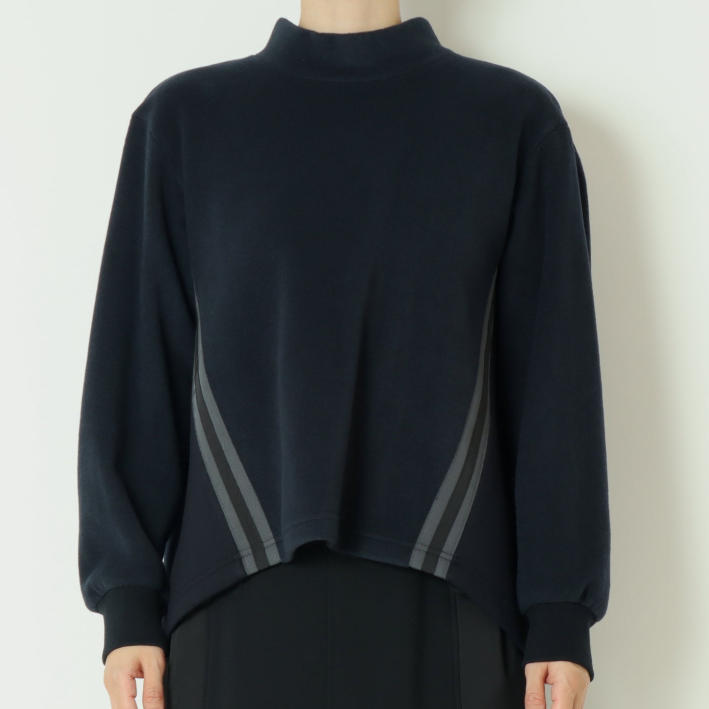 ライン入りハイネックプルオーバー  531963