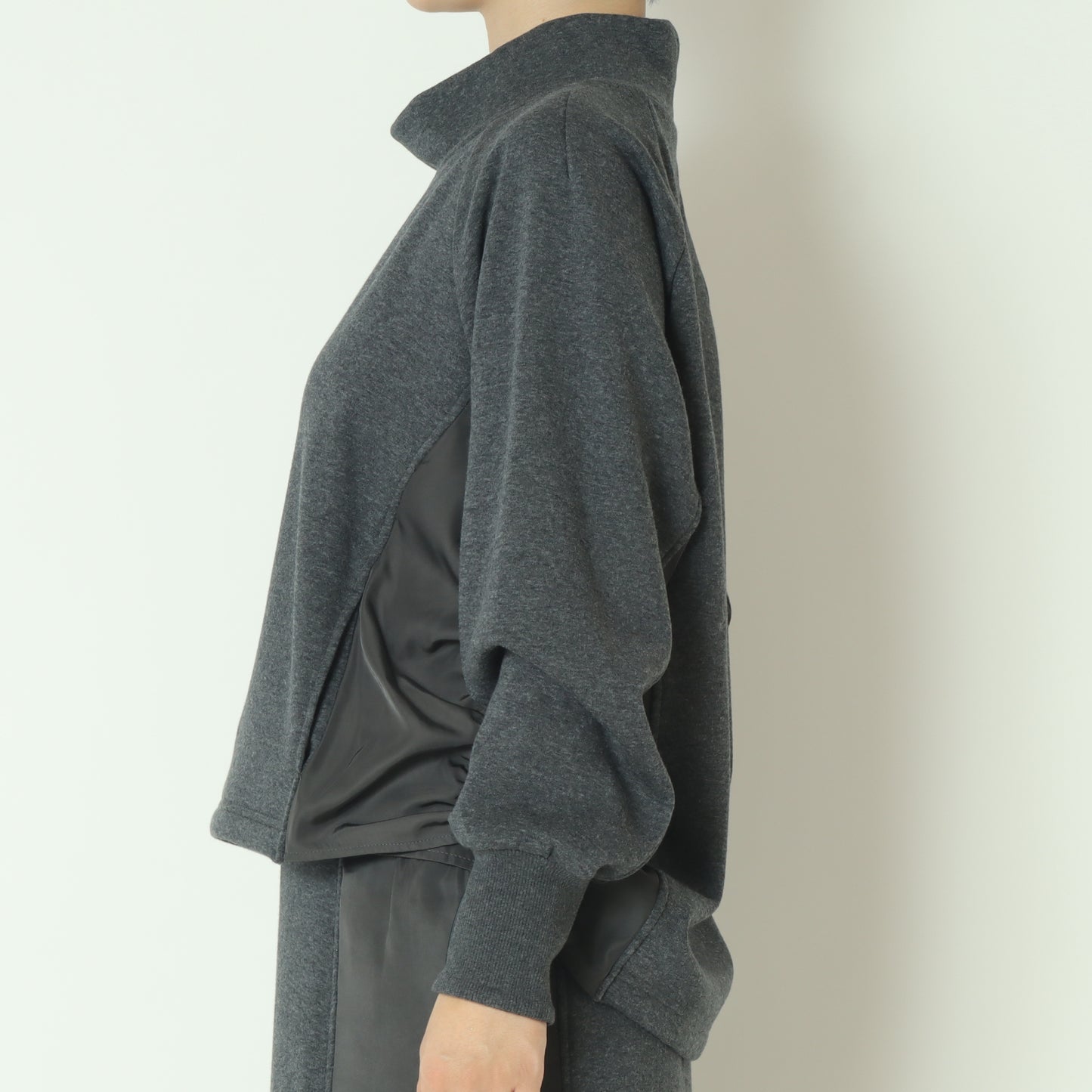 異素材ドッキングスウェットプルオーバー  531970