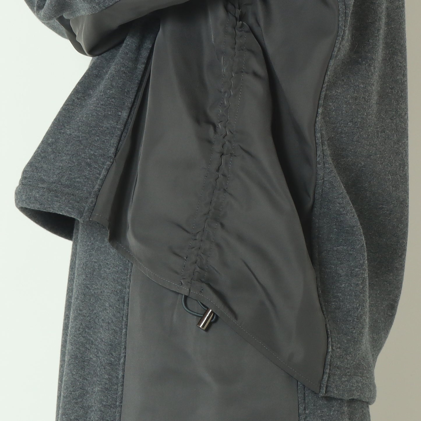 異素材ドッキングスウェットプルオーバー  531970