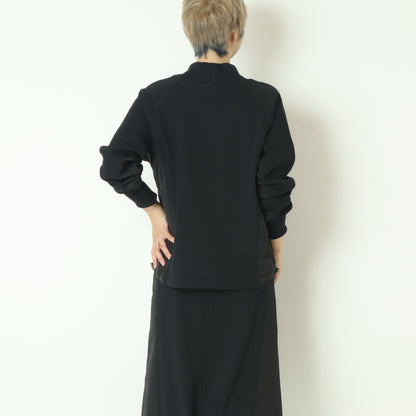 異素材ドッキングスウェットプルオーバー  531970